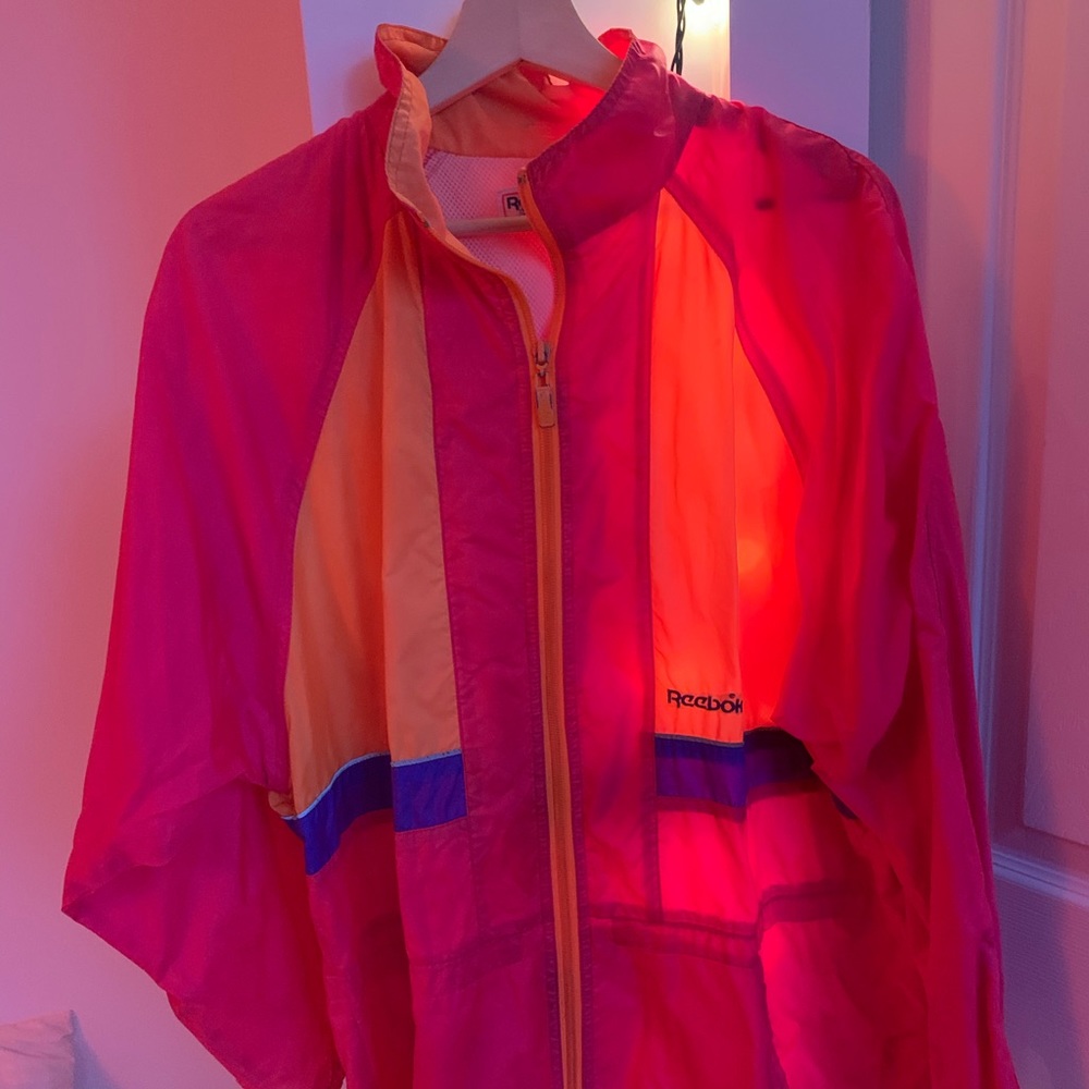 Vintage Long Reebok Windbreaker